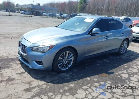 2019 Infiniti Q50 3.0T Luxe from USA, damaged, VIN JN1EV7AR6KM550475